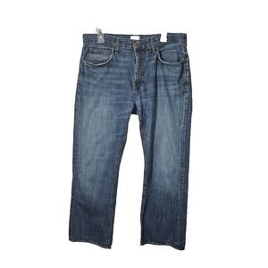 J Crew Jeans Mens 34x29 Blue Vintage Boot Cut Handcrafted denim Straight‎ Leg